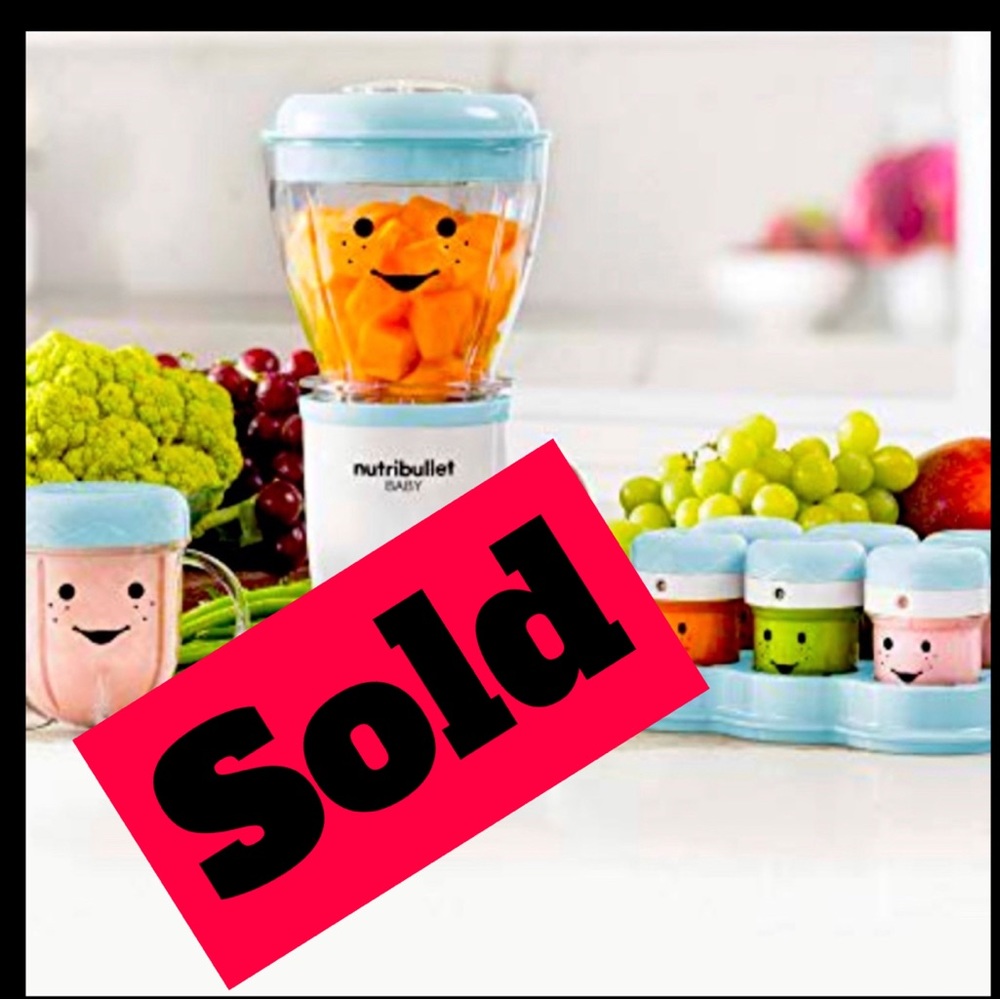 NutriBullet NBY-50100 Baby Complete Food-Making System, 32-Oz, Blue